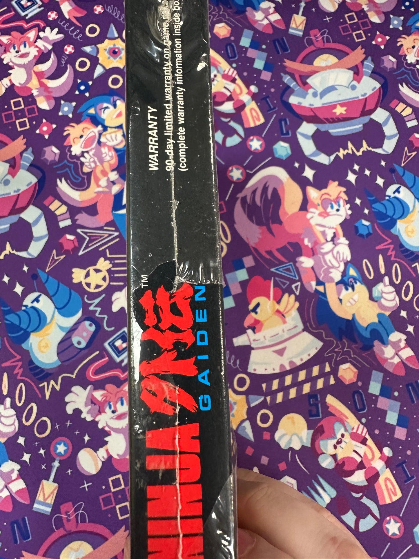 Ninja Gaiden NES / Sealed with imperfection.