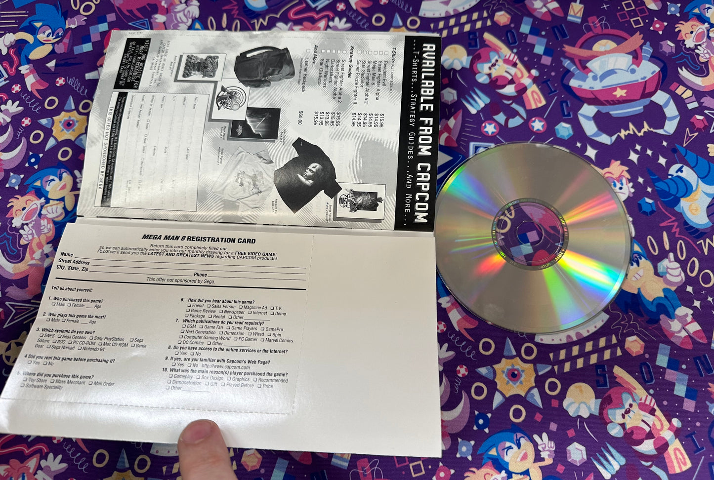 Mega Man 8 Sega Saturn Cib w/reg card