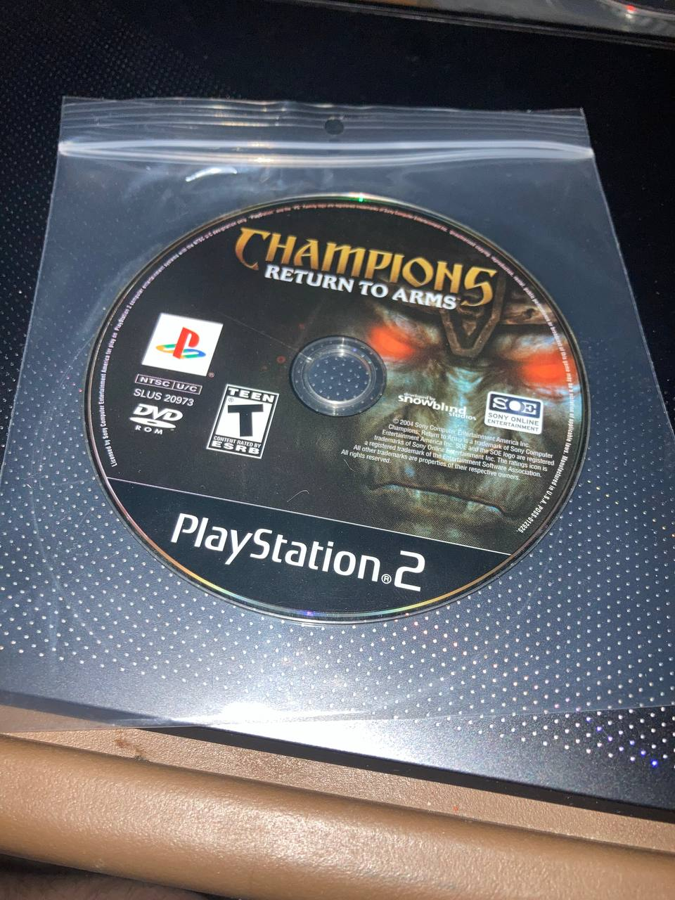 Champions Return to Arms for PlayStation 2 (Loose Disc)