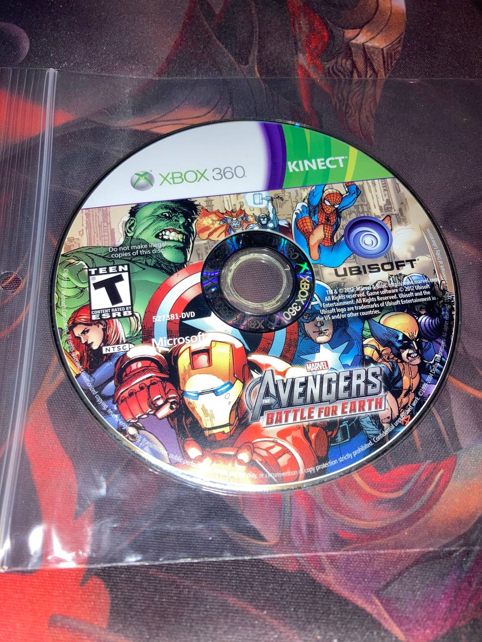 Avengers: Battle For Earth for Xbox 360 (Loose Disc)