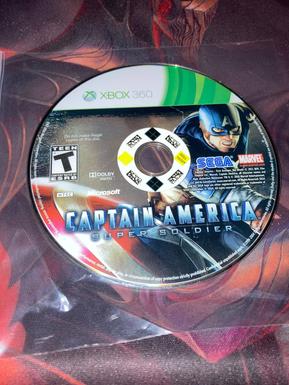 Captain America: Super Soldier for Xbox 360 (Loose Disc)