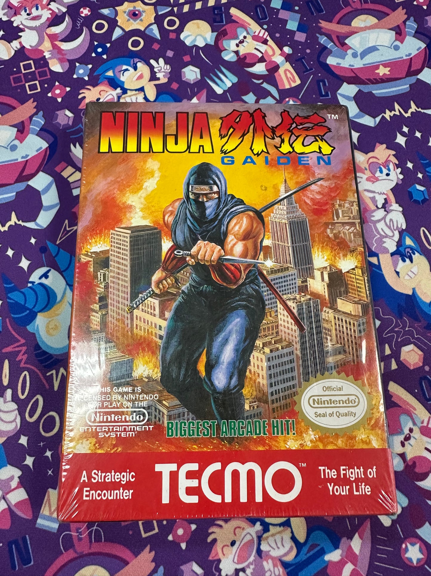 Ninja Gaiden NES / Sealed with imperfection.
