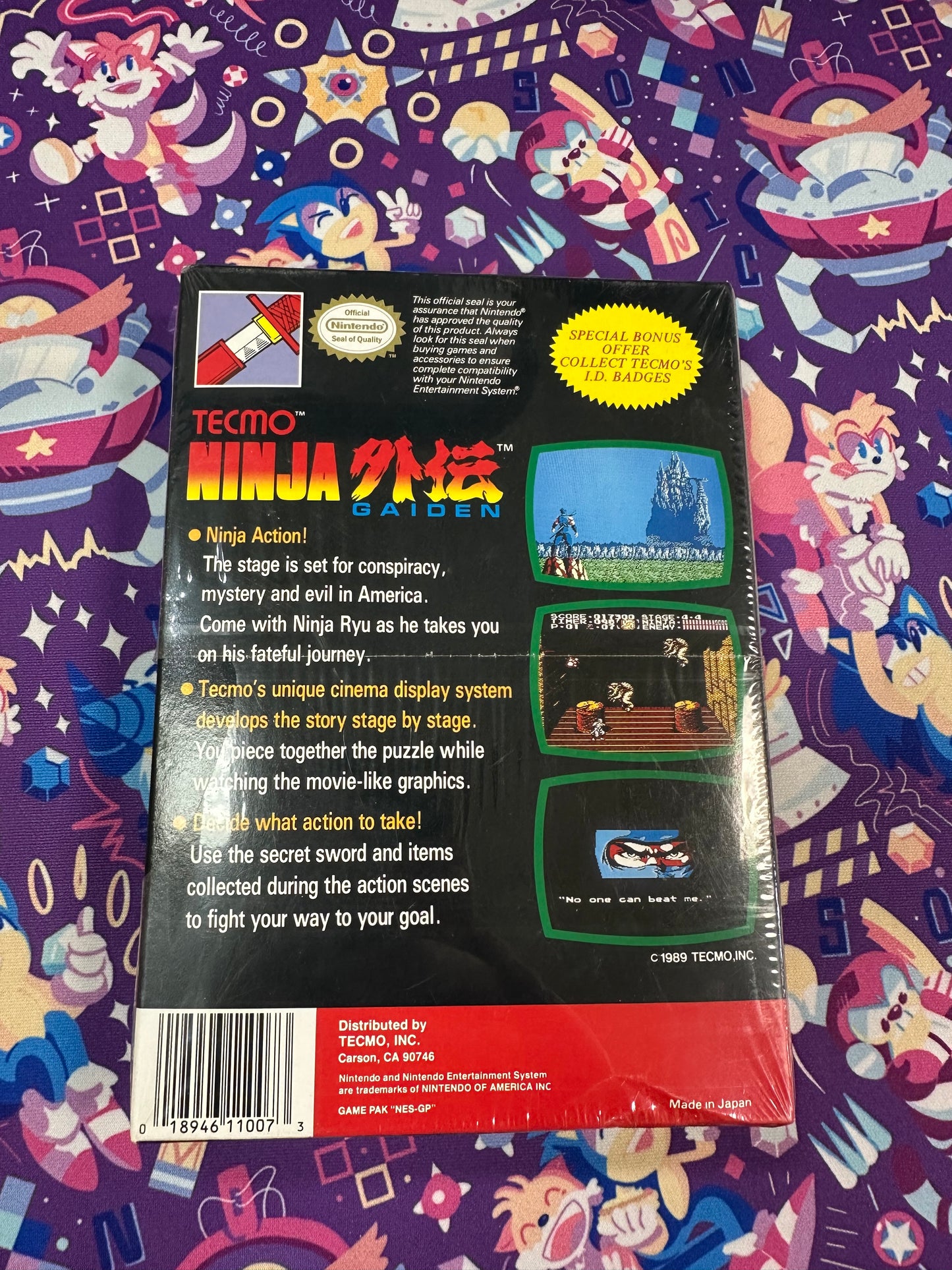 Ninja Gaiden NES / Sealed with imperfection.