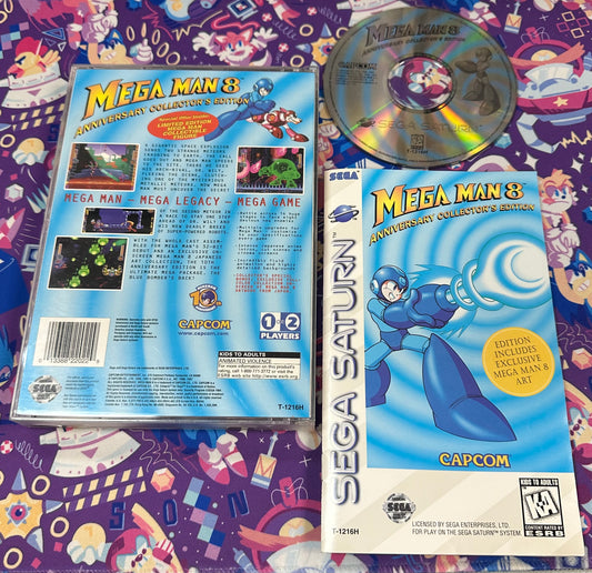 Mega Man 8 Sega Saturn Cib w/reg card