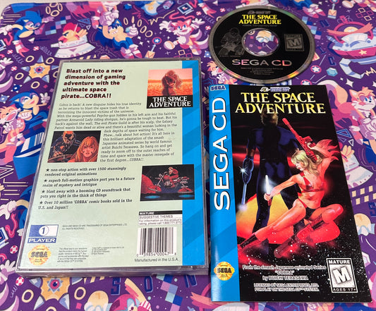 The Space Adventure Sega CD Cib with reg card.