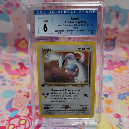 Lugia 1st edition Neo Genesis Holo CGC 6