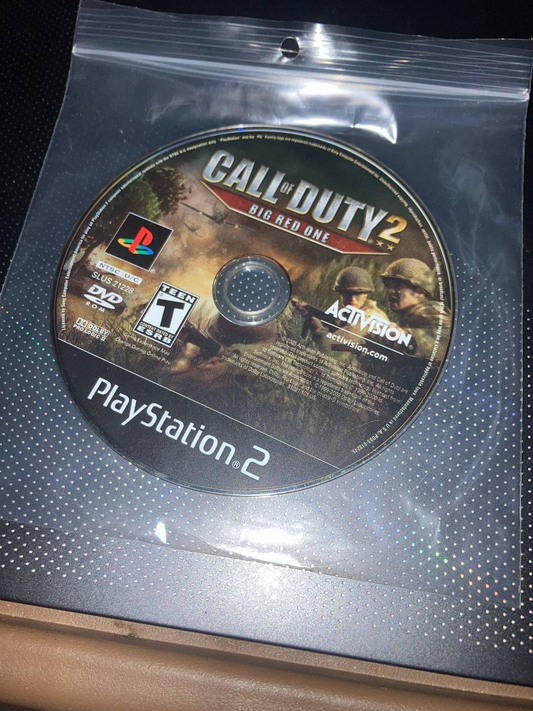 Call of Duty 2: Big Red One for PlayStation 2 (Loose Disc)