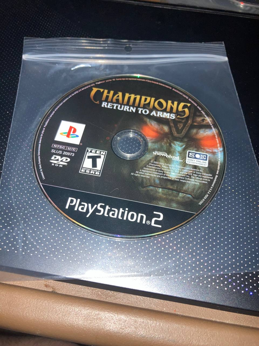 Champions Return to Arms for PlayStation 2 (Loose Disc)