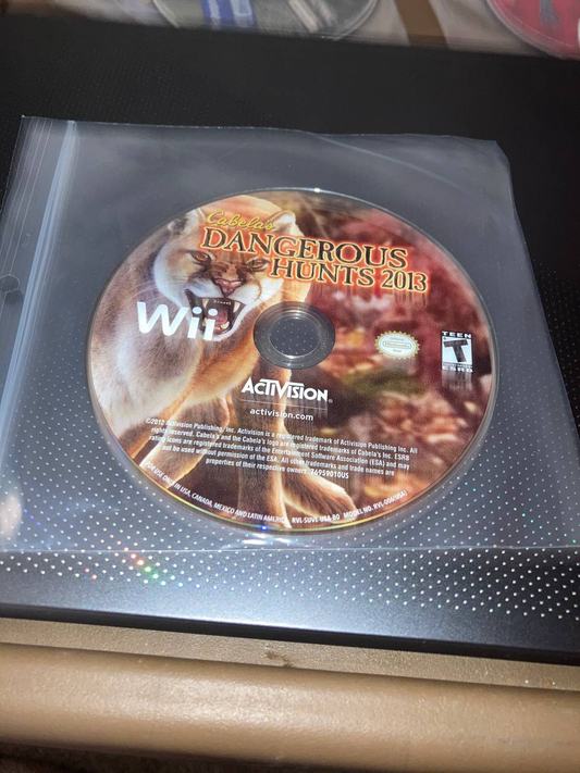 Cabela's Dangerous Hunts 2013 for Wii (Loose Disc)