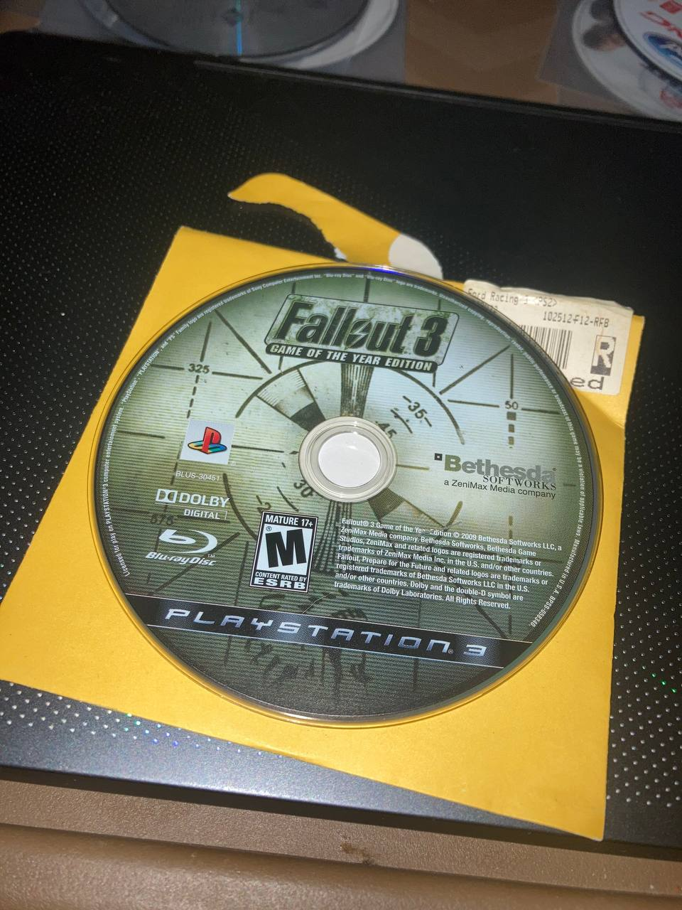 Fallout 3 Game of the Year for PlayStation 3 (Loose Disc)