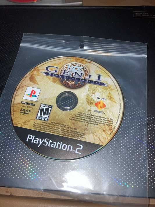 Genji Dawn of the Samurai for PlayStation 2 (Loose Disc)
