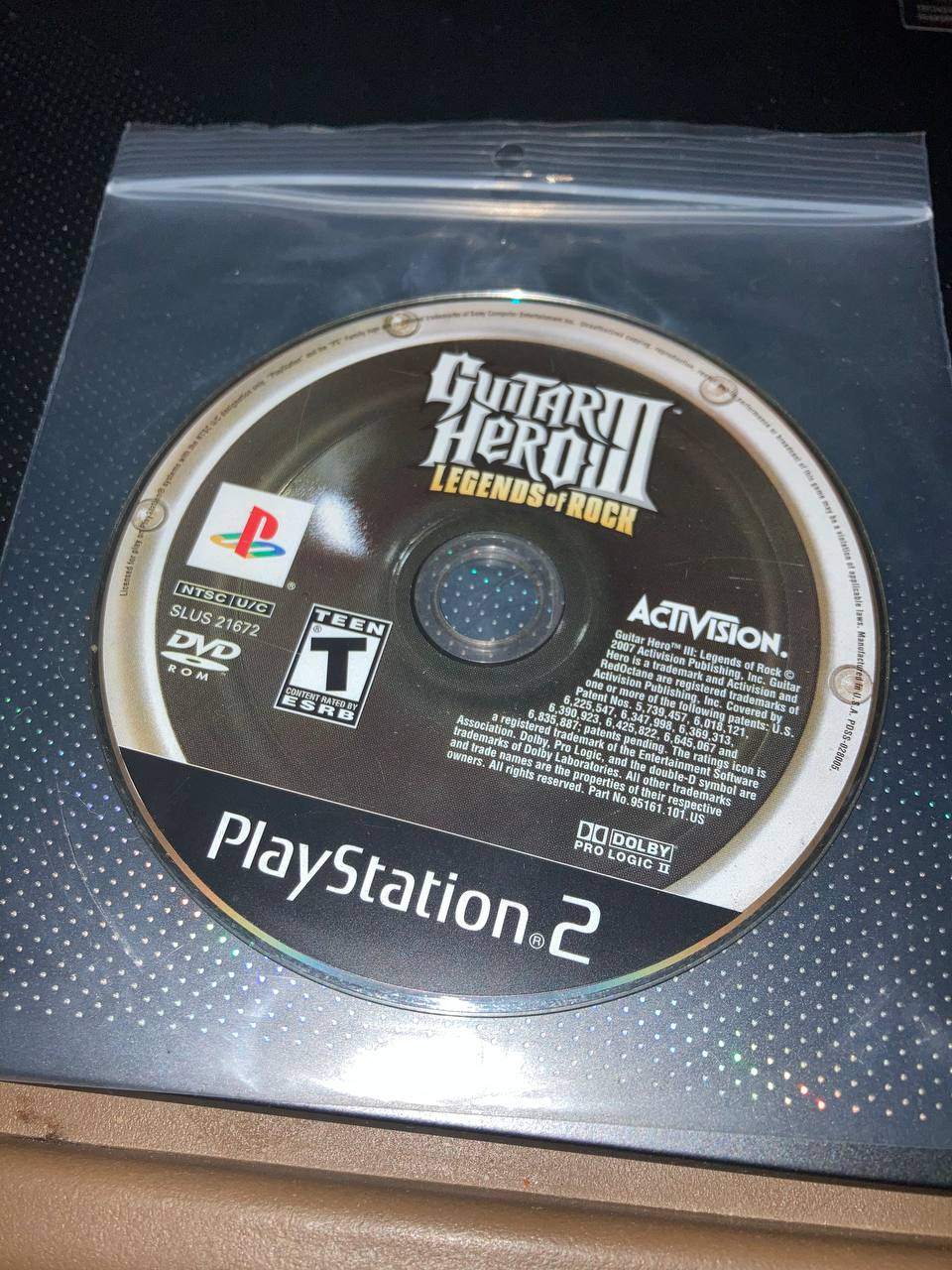 Guitar Hero III Legends of Rock for PlayStation 2 (Loose Disc)