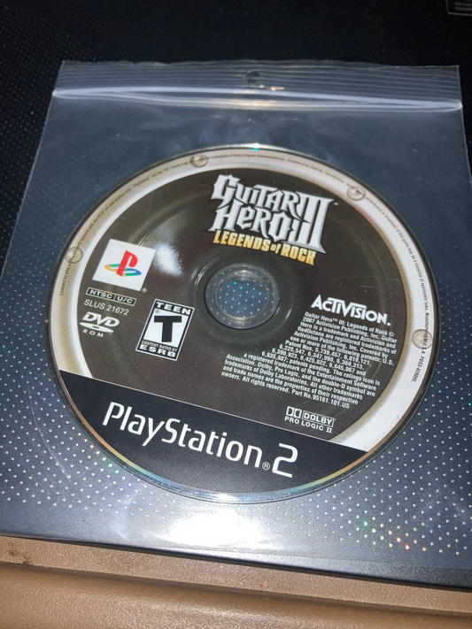 Guitar Hero III Legends of Rock for PlayStation 2 (Loose Disc)