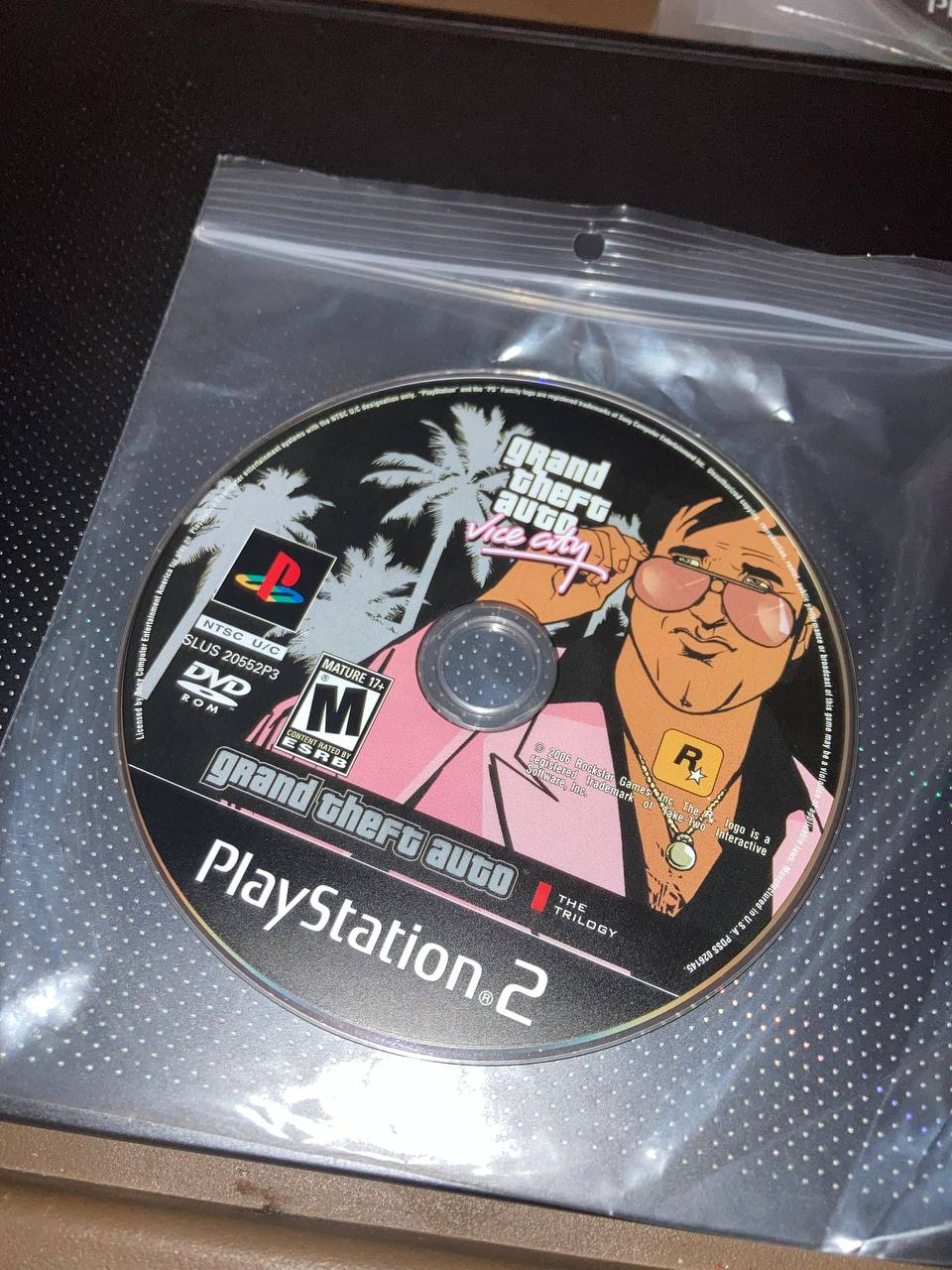 Grand Theft Auto The Trilogy (Vice City Disc) for PlayStation 2 (Loose Disc)