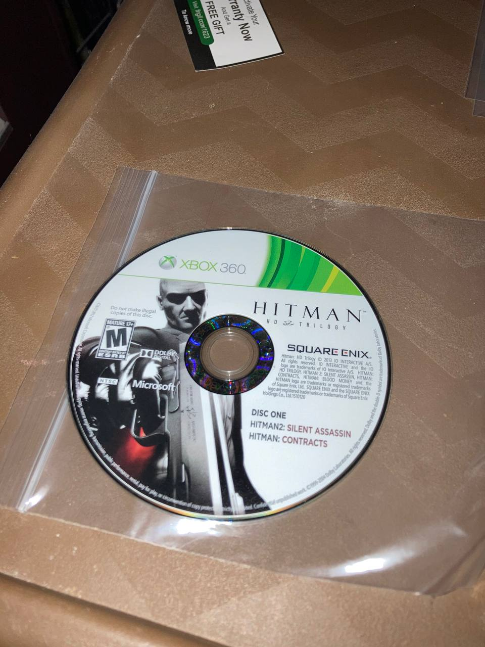 Hitman HD Trilogy for Xbox 360 (Loose Disc 1 & 2)