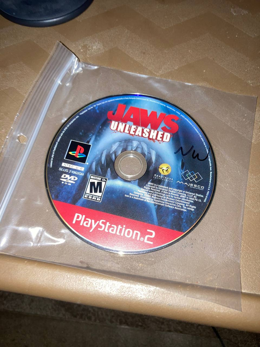 JAWS Unleashed for PlayStation 2 (Loose Disc)
