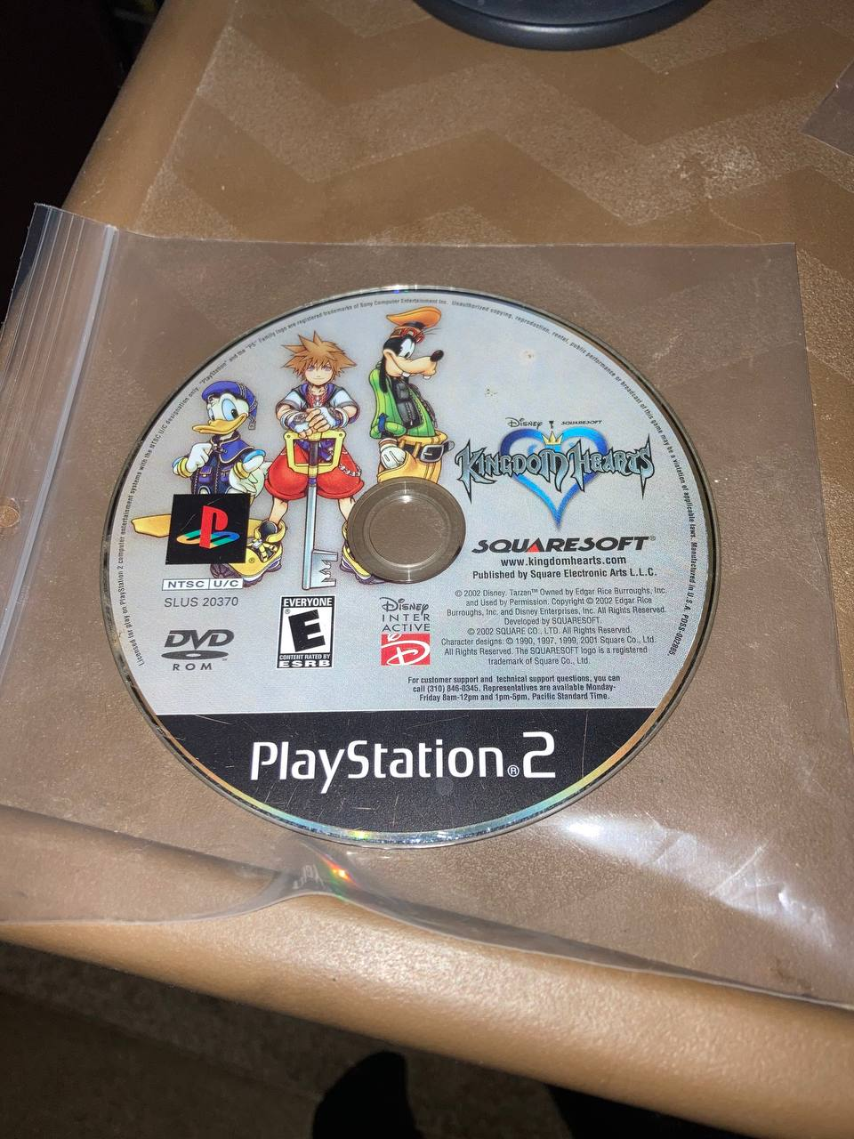 Kingdom Hearts for PlayStation 2 (Loose Disc)