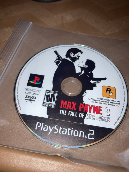 Max Payne 2 The Fall of Max Payne for PlayStation 2 (Loose Disc)