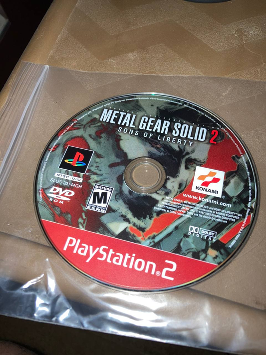 Metal Gear Solid 2 Sons of Liberty (Loose Disc)