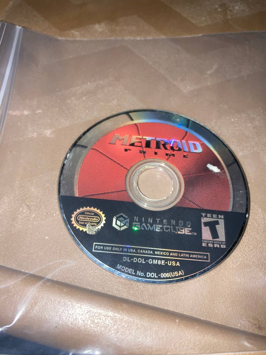 Metroid Prime for Gamecube (loose disc)
