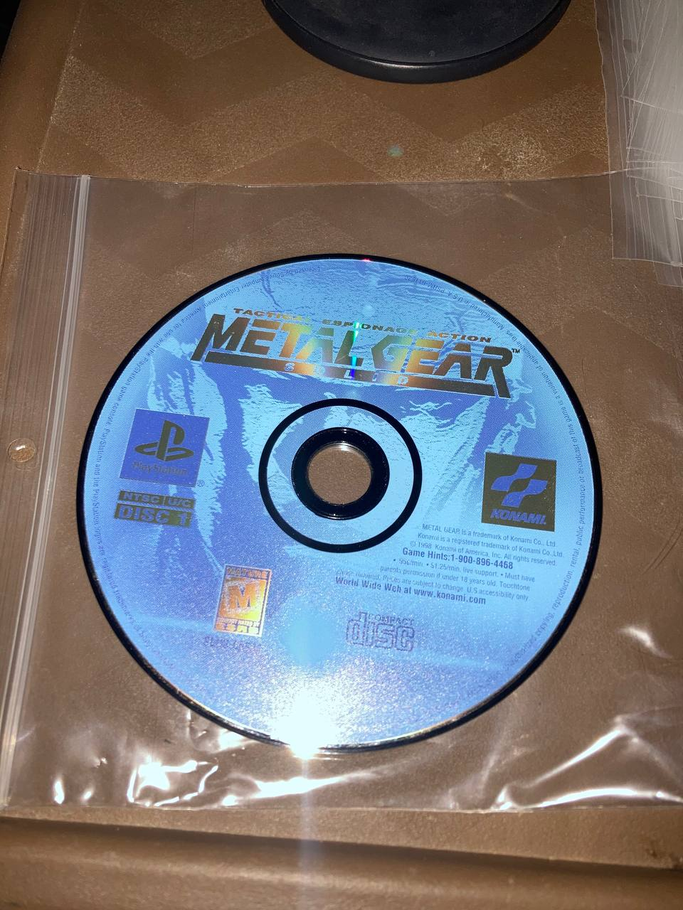 Metal Gear Solid for PlayStation (Loose Disc)