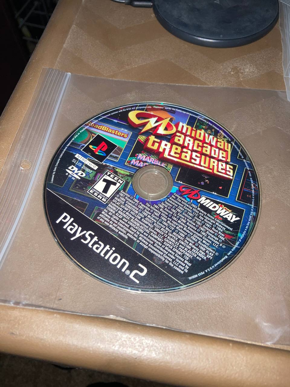 Midway Arcade Treasures for PlayStation 2 (Loose Disc)