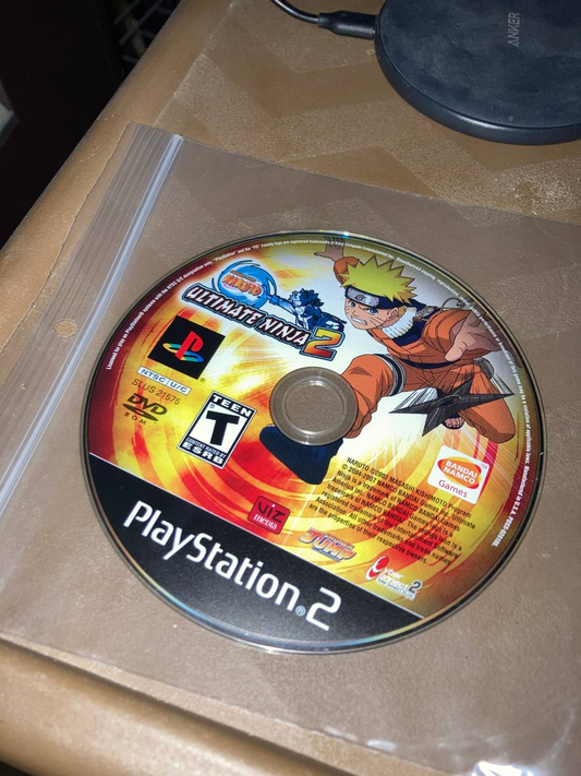 Naruto Ultimate Ninja 2 for PlayStation 2 (loose Disc)