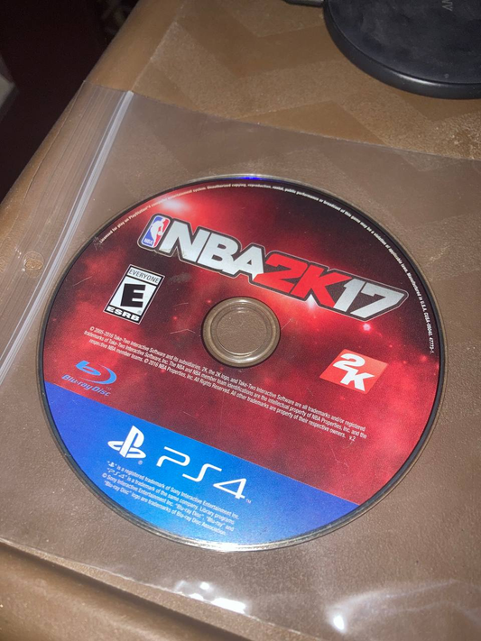 NBA 2k17 for PlayStation 4 (loose disc)