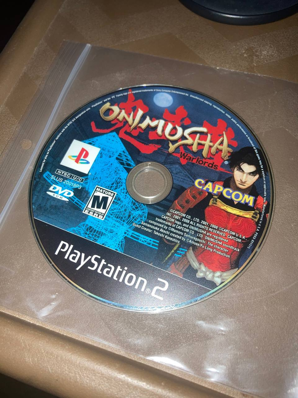 Onimusha Warlords for PlayStation 2 (Loose Disc)