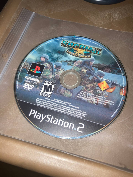 SOCOM II Navy Seals for PlayStation 2 (Loose Disc)