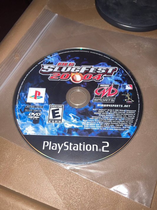 MLB Slugfest 2004 for PlayStation 2 (Loose Disc)