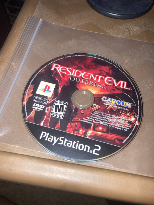 Resident Evil Outbreak for PlayStation 2 (Loose Disc)