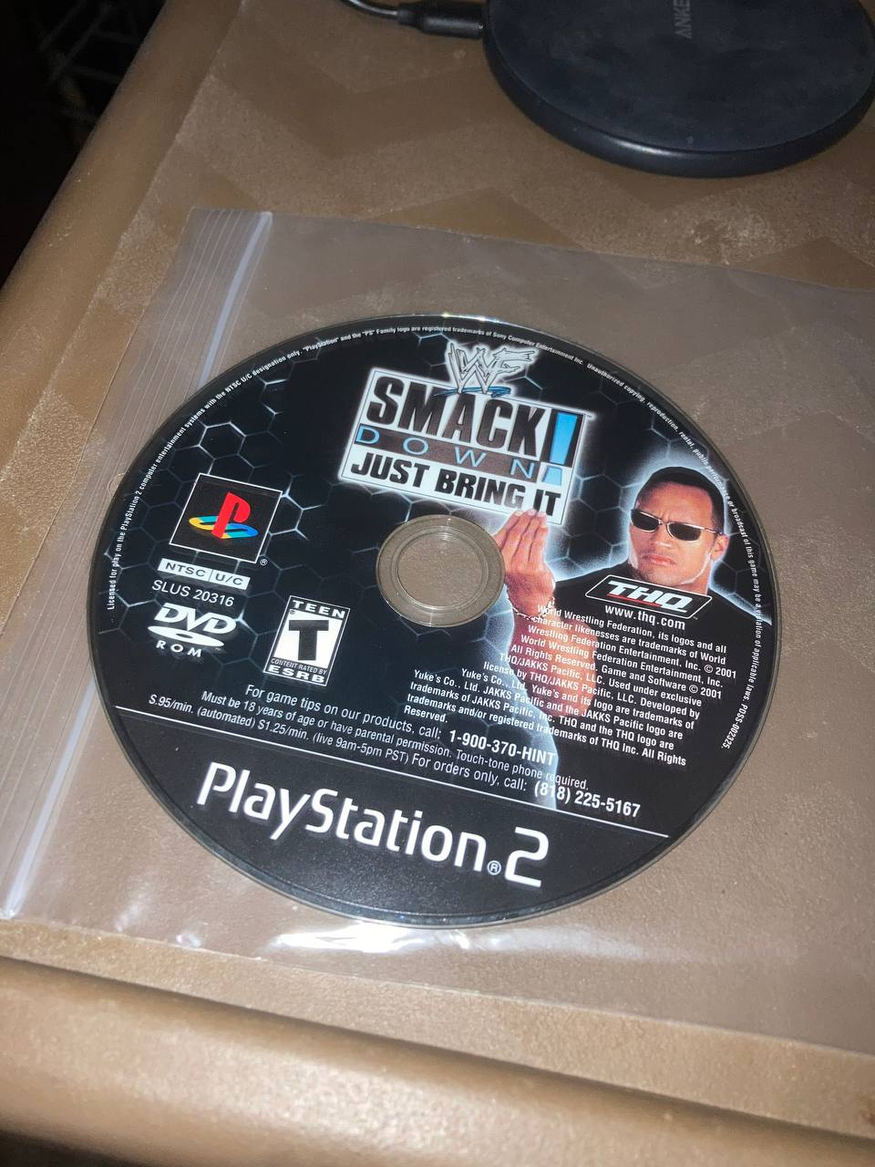 WWF Smackdown Just Bring It for PlayStation 2 (loose disc)