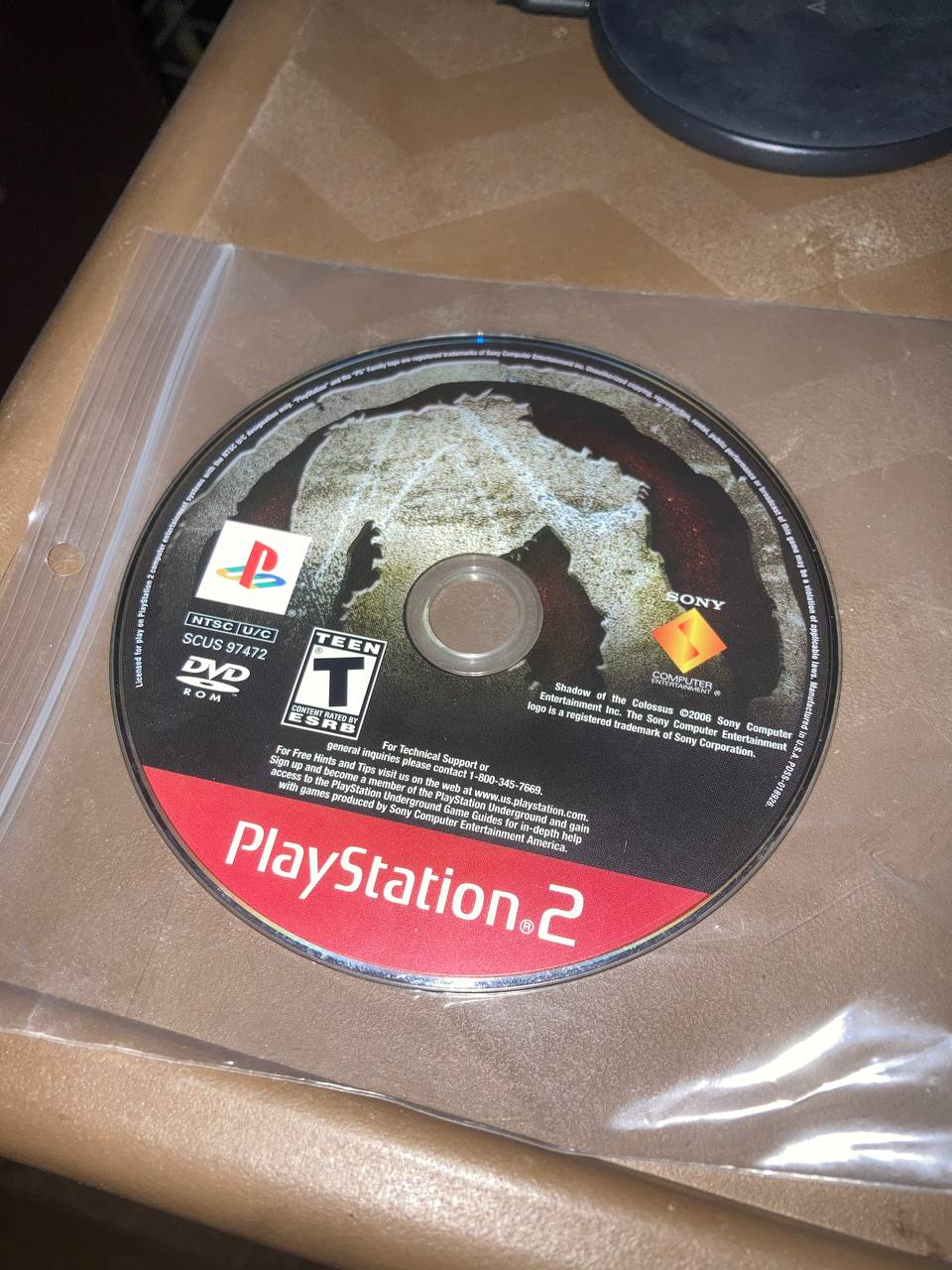 Shadow of the Colossus (Greatest Hits) for PlayStation 2 (Loose Disc)