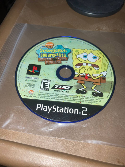 Spongebob Squarepants Reveng of the Flying Dutchman for PlayStation 2 (Loose Disc)