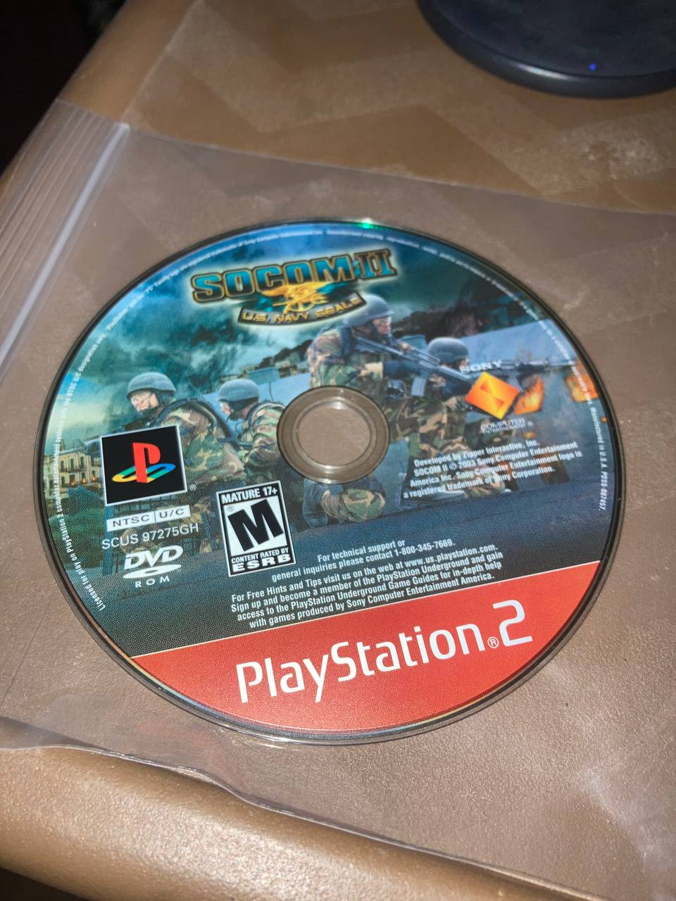 SOCOM US Navy Seals II (Greatest Hits) for PlayStation 2 (Loose Disc)