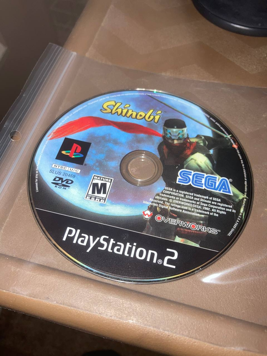 Shinobi for PlayStation 2 (Loose Disc)