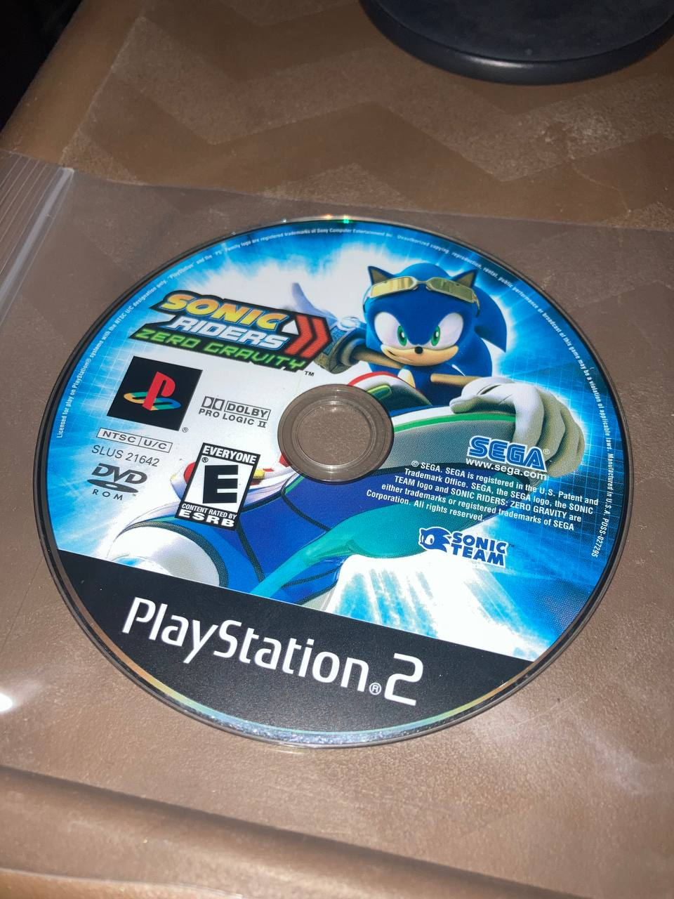 Sonic Riders Zero Gravity for PlayStation 2 (Loose disc)