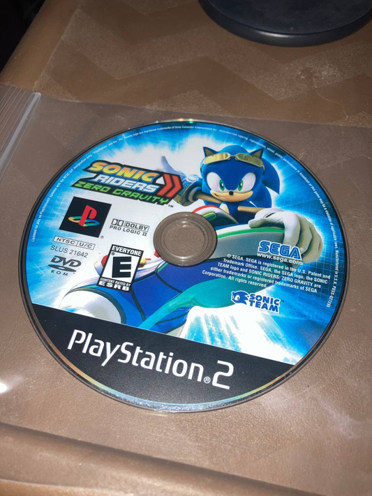 Sonic Riders Zero Gravity for PlayStation 2 (Loose disc)