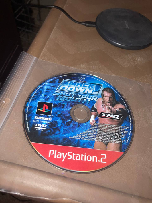 Smackdown Shut  Your Mouth (Greatest Hits) for PlayStation 2 (loose disc)