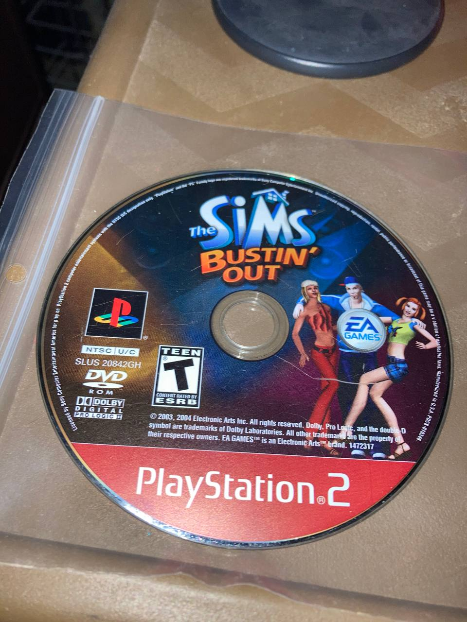 The Sims Bustin Out (Greatest Hits) For PlayStation 2 (Loose Disc)