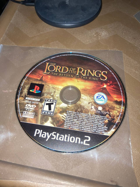 The Lord of the Rings: Return of the King for PlayStation 2 (Loose Disc)