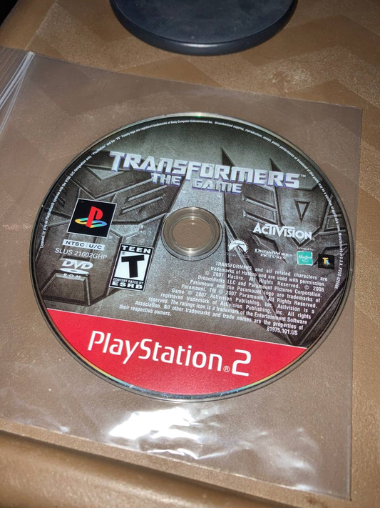 Transformers: The Game (Greatest Hits) for PlayStation 2 (Loose Disc)