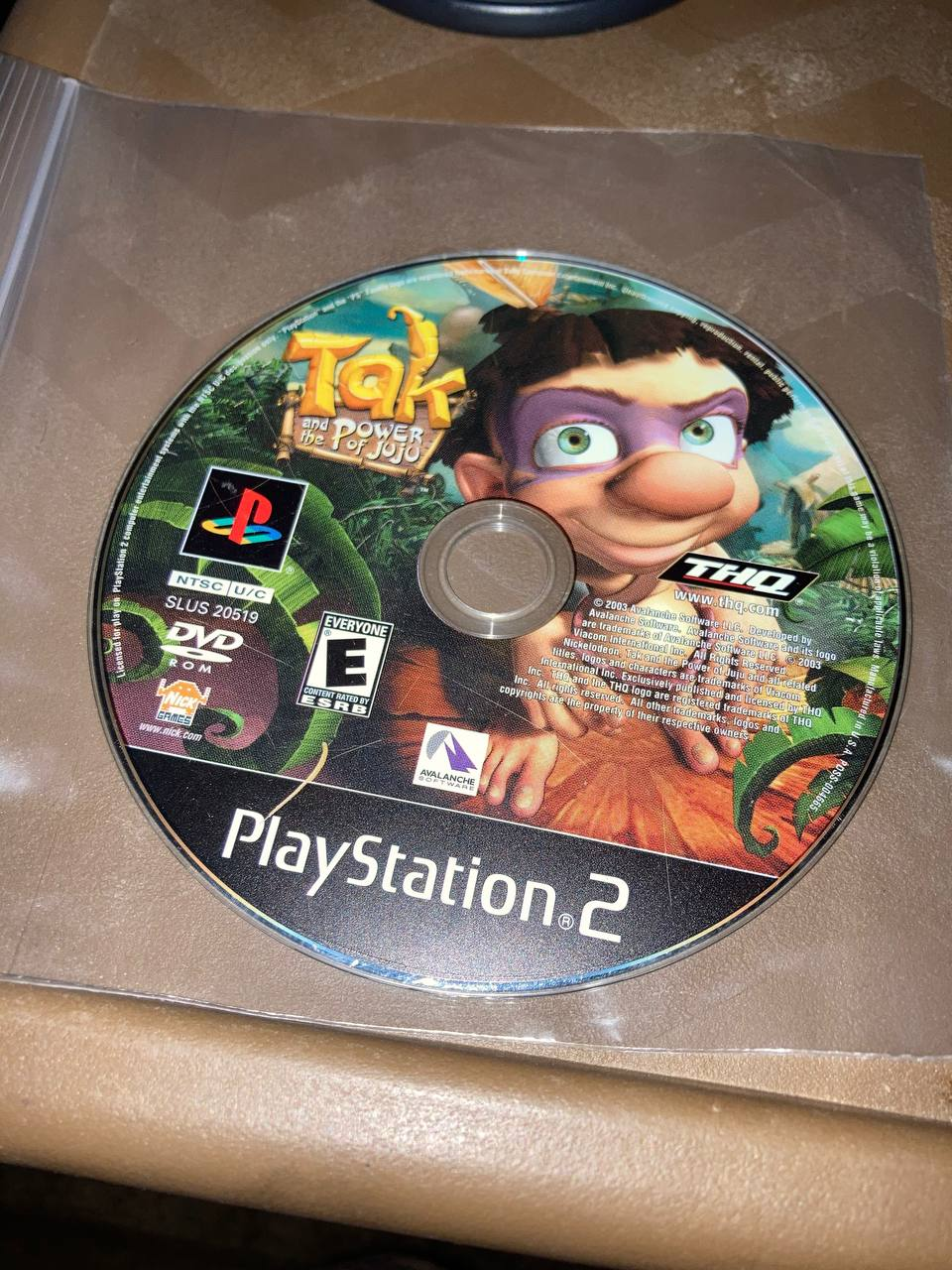 Tak and the Power of JuJu for PlayStation 2 (Loose Disc)
