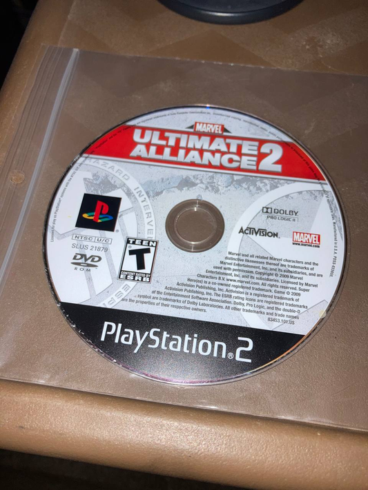 Marvel Ultimate Alliance 2 for PlayStation 2 (Loose Disc)