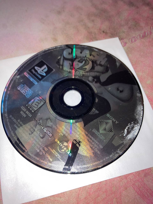 Crash Bandicoot 2: Cortex Strikes Back for PlayStation (Loose Disc)
