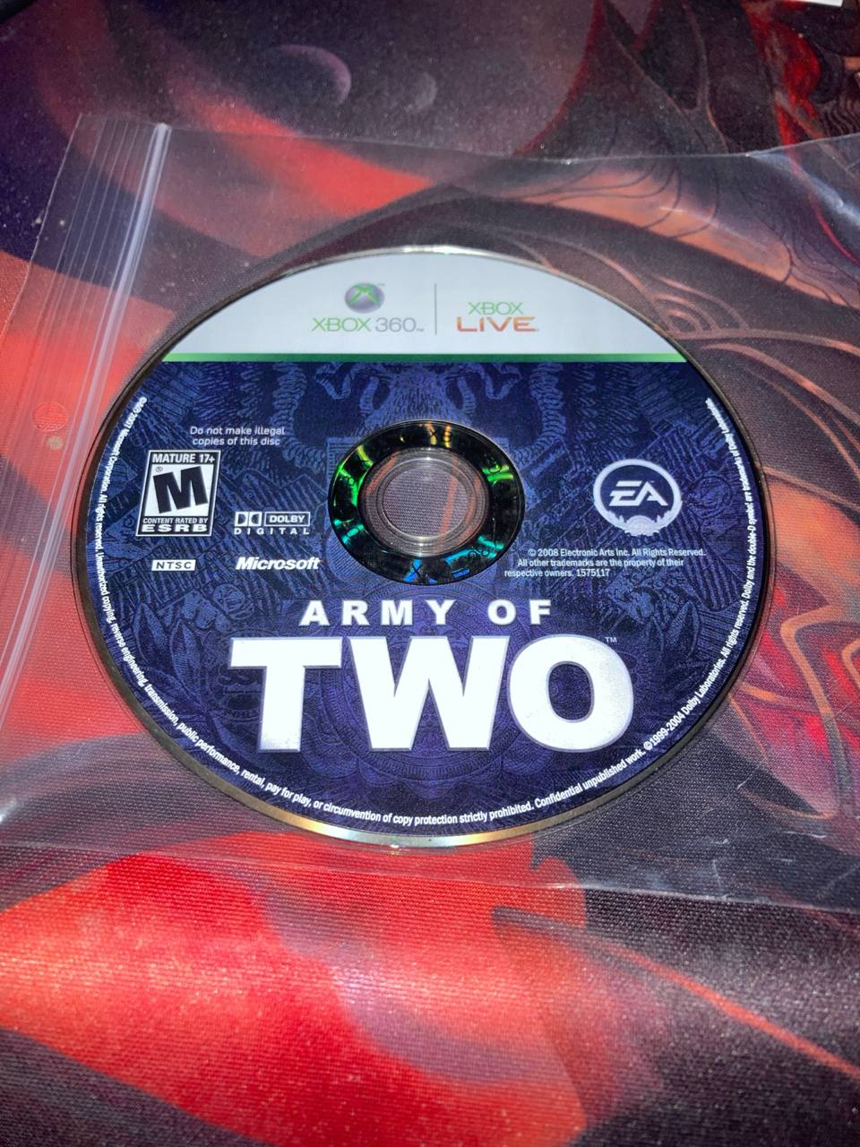 Army of Two for Xbox 360 (Loose Disc)
