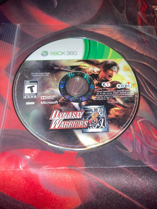 Dynasty Warriors 8 for Xbox 360 (loose disc)