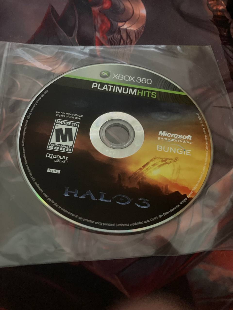 Halo 3 Platinum Hits for Xbox 360 (loose disc)