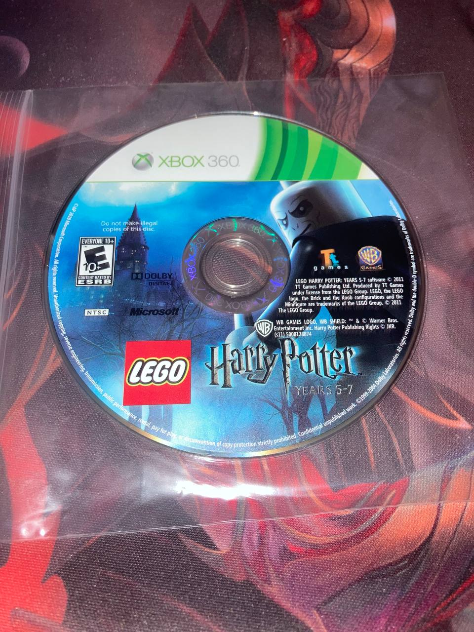 Lego Harry Potter: Years 5-7 for Xbox 360 (loose disc)